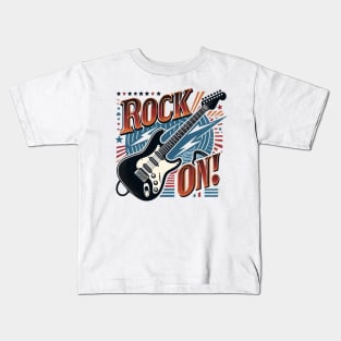 Vintage electric guitar Kids T-Shirt